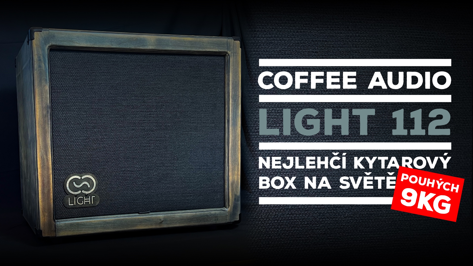Coffee Audio LIGHT 112 Guitar Cabinet, nejlehčí kytarový box na světě - Hračky na hraní #36